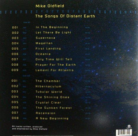 Mike Oldfield: The Songs Of Distant Earth [Winyl]