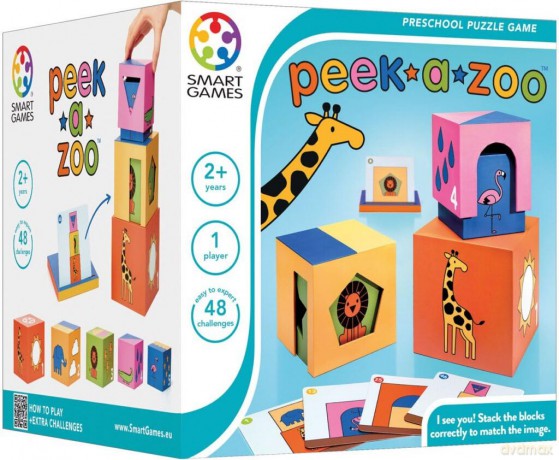 SmartGames - Peek-A-Zoo [GRA PLNASZOWA]