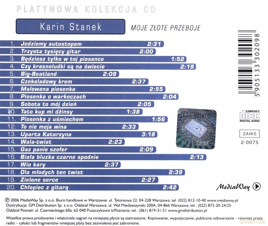 Karin Stanek: Platynowa Kolekcja [CD]