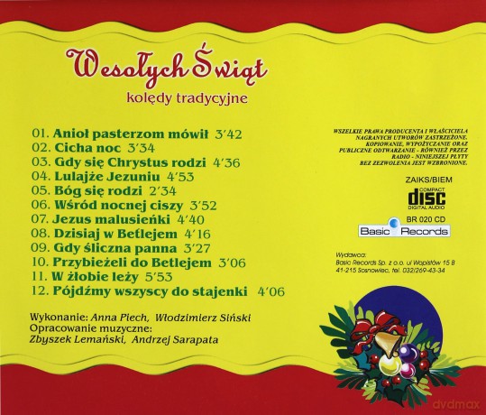 Wesołych Świąt: Kolędy Tradycyjne [CD]