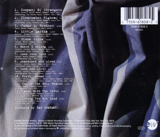 Bad Company: Company Of Strangers [CD]