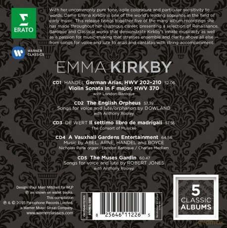 Emma Kirkby: 5 Classic Albums - Emma Kirkby [5CD]
