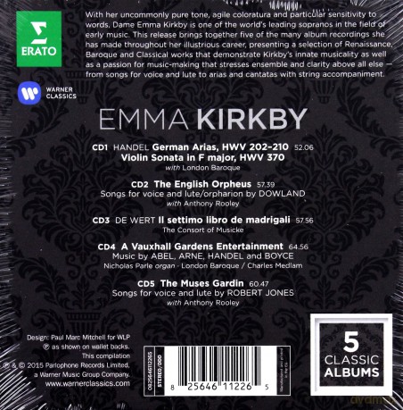Emma Kirkby: 5 Classic Albums - Emma Kirkby [5CD]