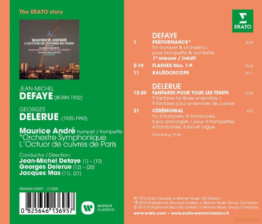 Maurice Andre: Defaye: Flashes / Performances [CD]