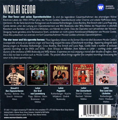 Nicolai Gedda: My Favourite Operetta Heroes [10CD]