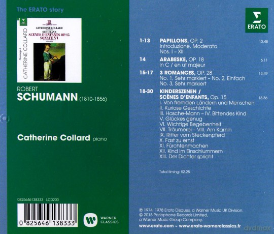 Catherine Collard: Schumann: Kinderzenen, Papillons Arabeske Romanzen Op. 28 [CD]