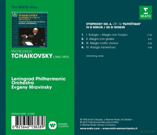 Evgeny Mravinsky: Tchaikovsky: Symphony No. 6 [CD]
