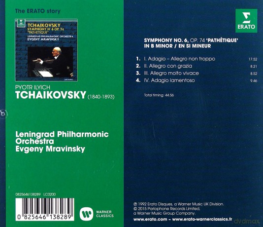 Evgeny Mravinsky: Tchaikovsky: Symphony No. 6 [CD]