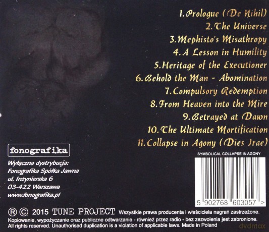Symbolical: Collapse in Agony [CD]