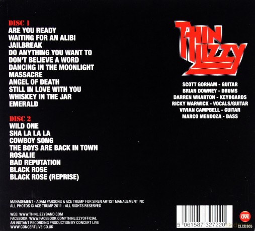 Thin Lizzy: Live In London (2011) [CD]