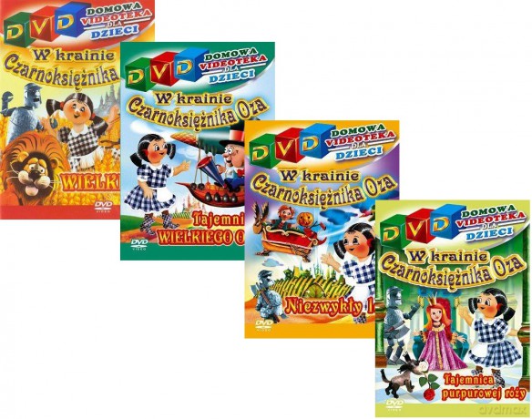 W krainie czarnoksiężnika Oza Pakiet [4DVD]