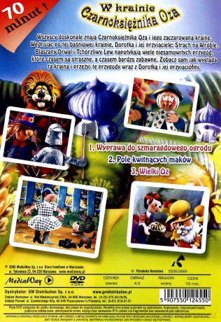 W krainie czarnoksiężnika Oza Pakiet [4DVD]
