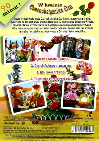W krainie czarnoksiężnika Oza Pakiet [4DVD]