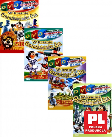 W krainie czarnoksiężnika Oza Pakiet [4DVD]