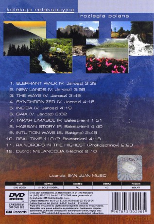 Kolekcja Muzyka Relaksacyjna Pakiet [9DVD]
