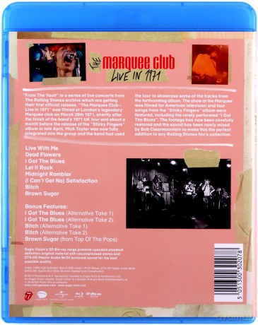 The Rolling Stones: From The Vault - The Marquee - Live In 1971 [Blu-Ray]