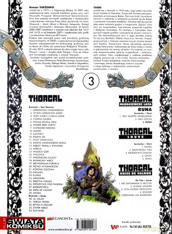 Thorgal młodzieńcze marzenia Runa tom 3 (Twarda) [KOMIKS]