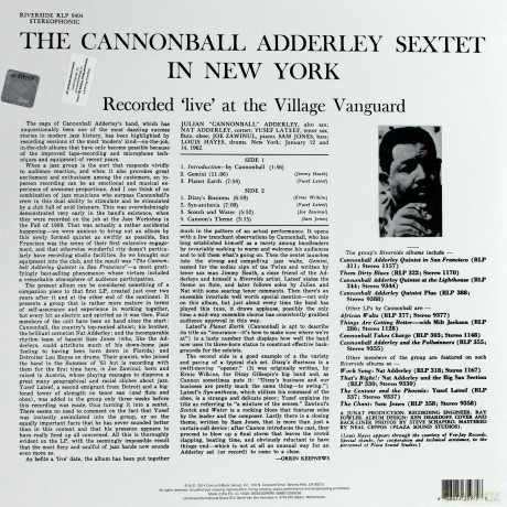 Cannonball Adderley: In New York [Winyl]