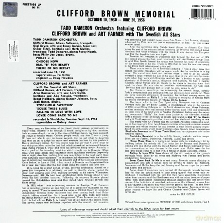 Clifford Brown: Memorial Album [Winyl]