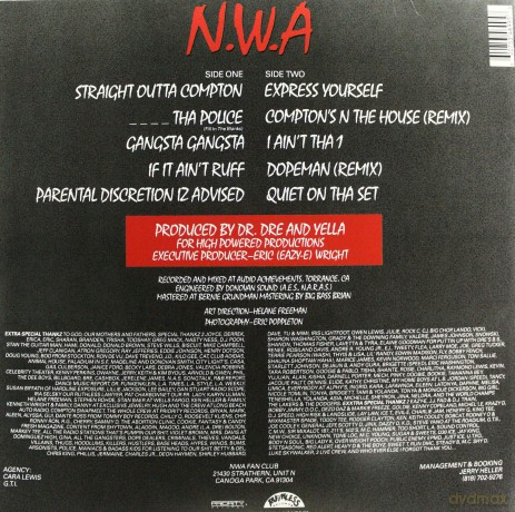 N.W.A.: Straight Outta Compton 25th Anniversary (Limited Edition) [Winyl]