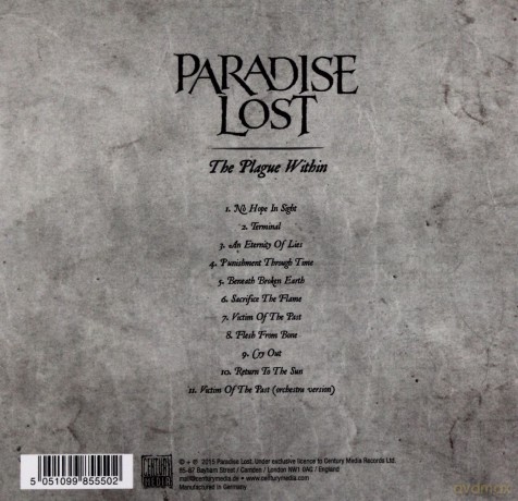 Paradise Lost: The Plague Within (Deluxe) (Limited Edition) [CD]