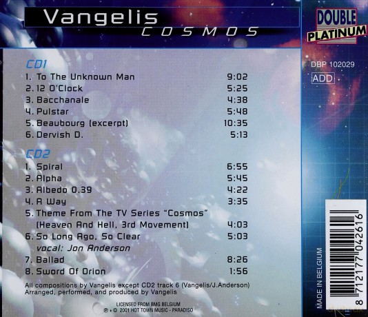 Vangelis: Cosmos [2CD]