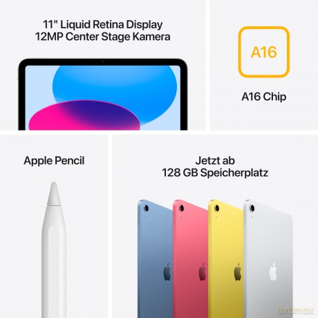 Apple - iPad (2025) A16 Chip Wi-Fi 128GB Silver
