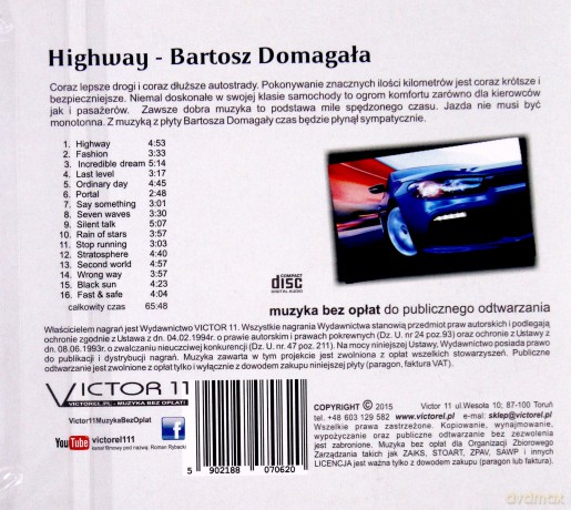 Bartosz Domagała: Highway [CD]