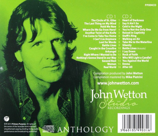 John Wetton: The Studio Recordings Anthology Vol. 1 [2CD]