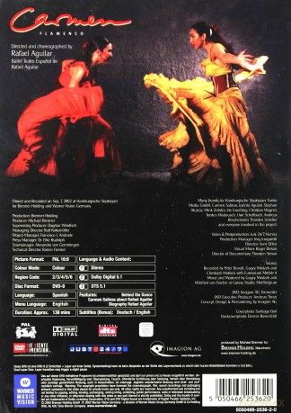 Ballet Teatro Epsanol De Rafae: Carmen Flamenco [DVD]