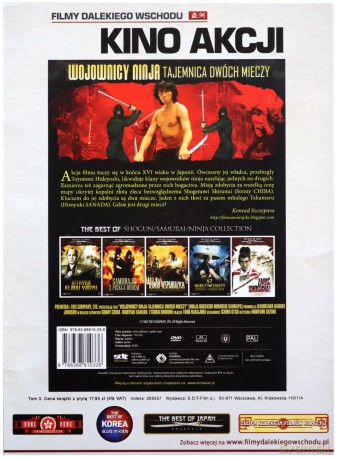 Wojownicy Ninja (Filmy Dalekiego Wschodu 3) (booklet) [DVD]
