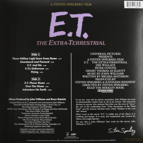 E.T. soundtrack (Limited Edition) [Winyl]