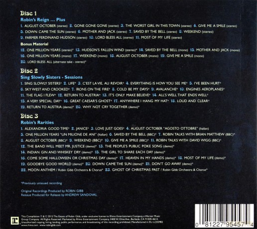 Robin Gibb: Saved By The Bell [3CD]
