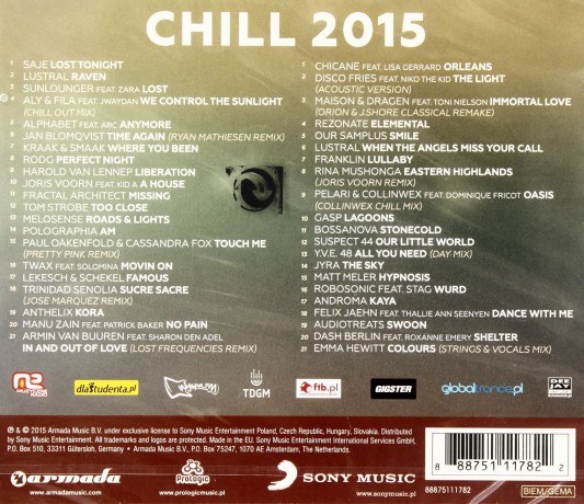 Armada Chill 2015 [2CD]
