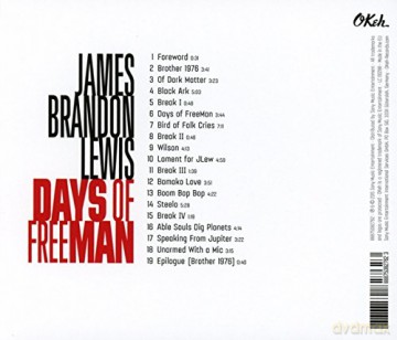 James Brandon Lewis: Days of FreeMan [CD]