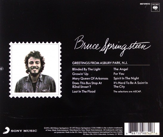 Bruce Springsteen: Greetings From Asbury Park, N.J. [CD]