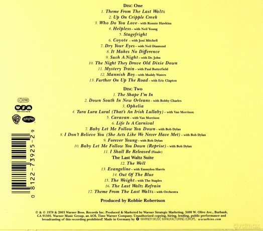 The Band: The Last Waltz [2CD]