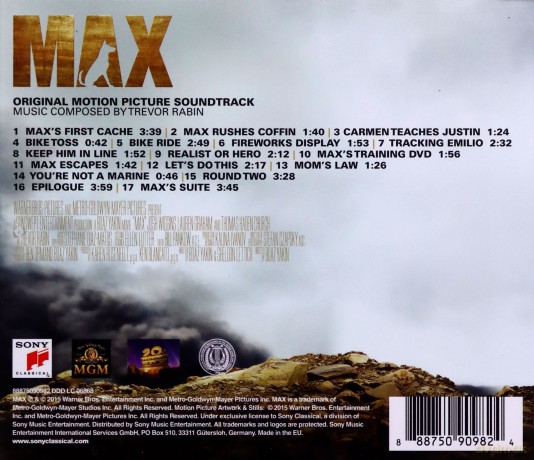 Trevor Rabin: Max Soundtrack [CD]
