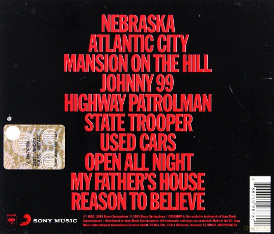 Bruce Springsteen: Nebraska [CD]