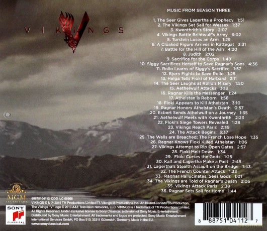 Vikings III soundtrack (Wikingowie) (Trevor Morris) [CD]