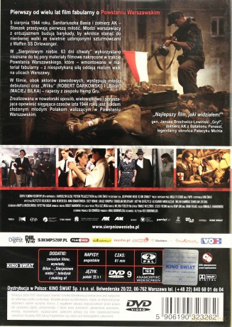 Sierpniowe niebo. 63 dni chwały [DVD]