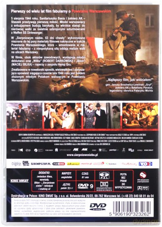 Sierpniowe niebo. 63 dni chwały [DVD]