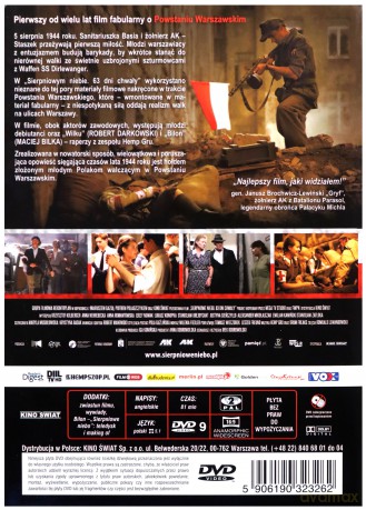 Sierpniowe niebo. 63 dni chwały [DVD]