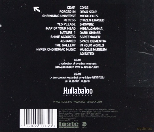 Muse: Hallabaloo Soundtrack [2CD]