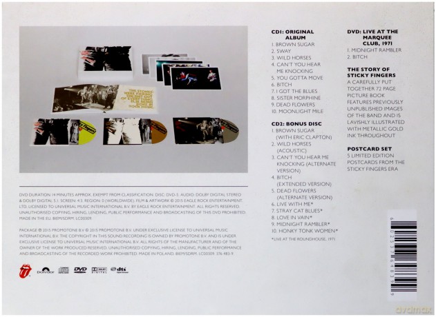 Rolling Stones: Sticky Fingers (Remastered) (Limited Edition) [2CD]+[DVD]