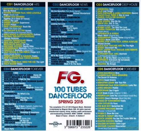 100 Tubes Dancefloor Spring 2015 [5CD]