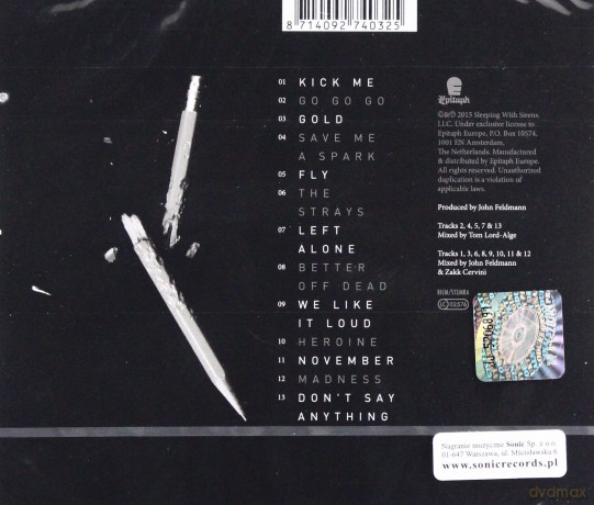 Madness: Sleeping With Sirens [CD]