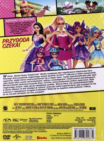 Barbie: Super Księżniczki (booklet) [DVD]