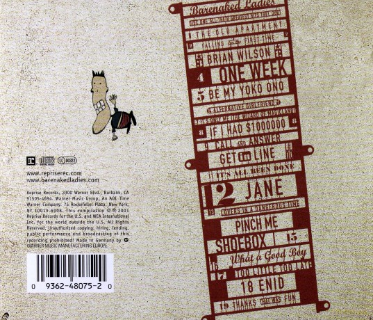 Barenaked Ladies: Disc One All Their Greatest Hits 1991-2001 [CD]