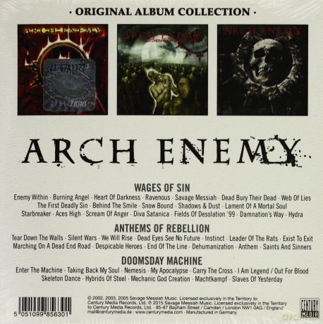Arch Enemy: Original Album Collection (Limited Edition) [3CD]
